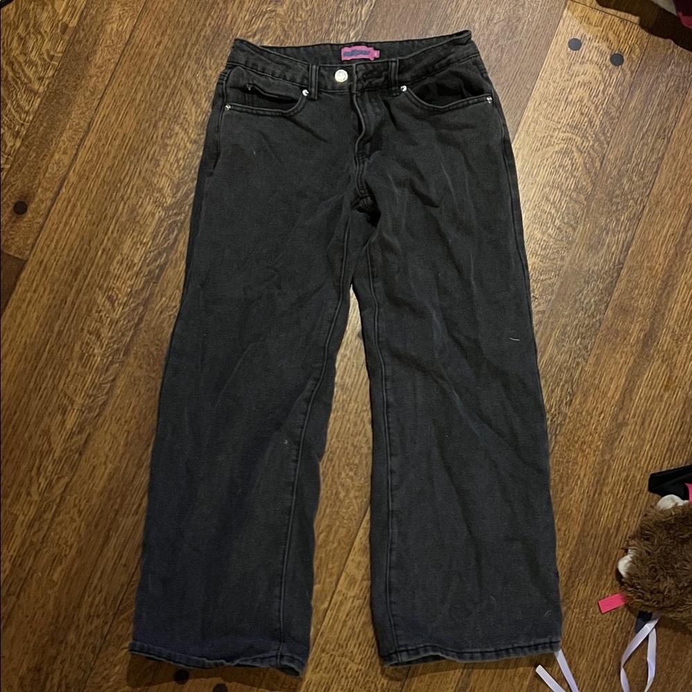 Edikted Black Flare & Wide Leg Jeans
